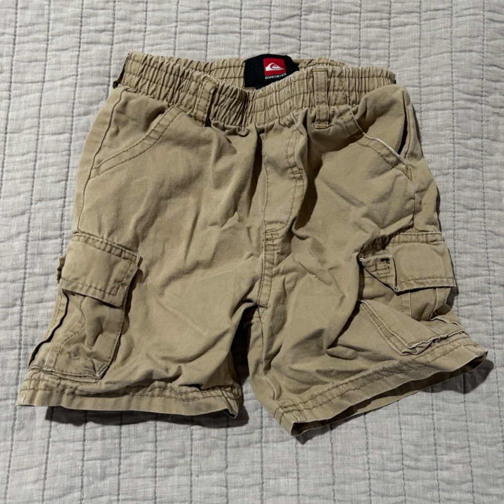Quiksilver Kids Tan Cargo Shorts